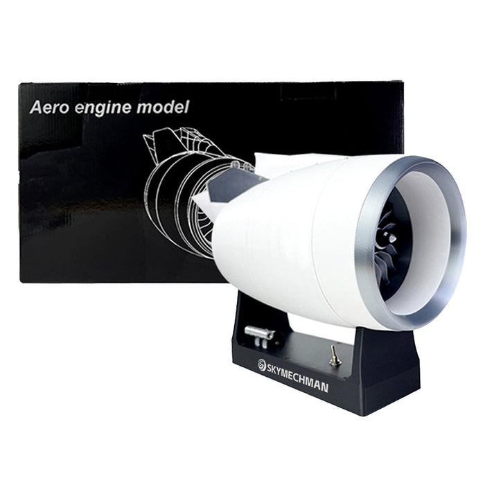 SKYMECHMAN 1/24 Scale A38X Turbofan Engine Model Kit - 3D Printed Resin Simulation Engine with Variable Speed, DIY Assembly Nacelle - Desktop Display for Mechanical Science enginediyshop