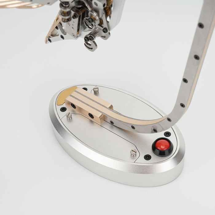3D Metal Mechanical Hummingbird Dynamic Bionic Bird Model with Transmission DIY Assembly Kit enginediyshop