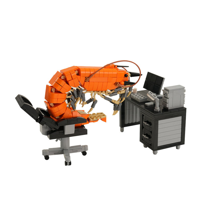 Working Shrimp Man Building Blocks Set-675PCS enginediyshop