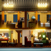 Christmas Holiday Home Building Blocks Set (1958PCS）– Snowy Winter House with Lights, Buses & Sleds enginediyshop