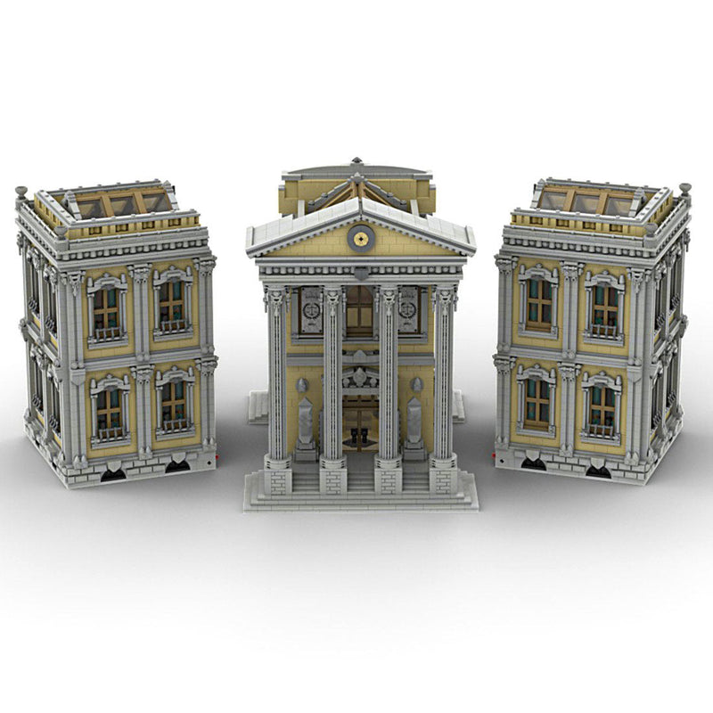 MOC-77106 The Court House Building Blocks DIY Small Particle Model without Stickers(13905PCS ） enginediyshop