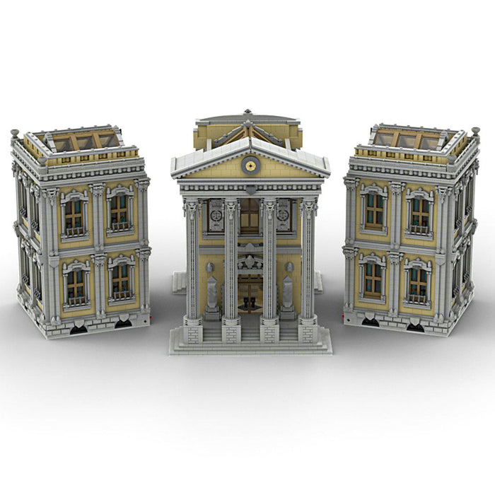 MOC-77106 The Court House Building Blocks DIY Small Particle Model without Stickers(13905PCS ） enginediyshop