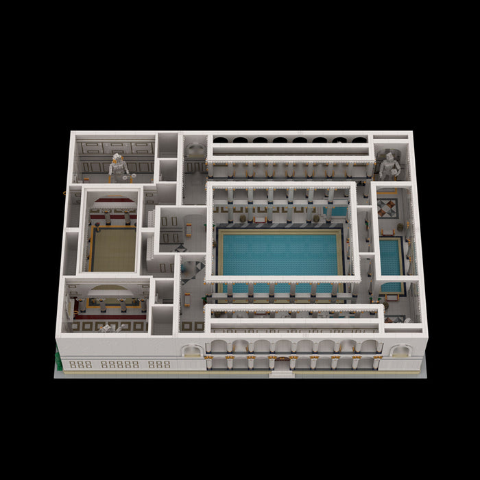Ancient Roman Bath Historical Display Building Block Set-30812PCS enginediyshop