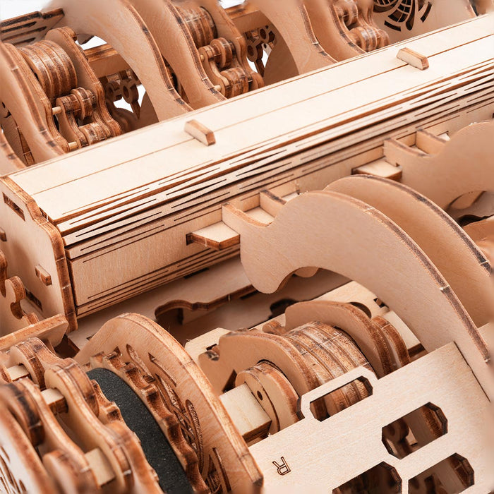 W12 Engine Model Kit – 1400+ PCS Motorized Wooden 3D Simulation Engine – DIY STEM Mechanical Engineering Display & Educational Model enginediyshop
