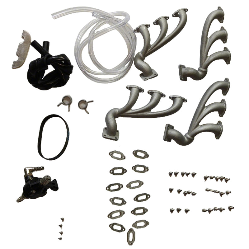 ENJOMOR V8 78CC DOHC Modelo de motor de combustión interna de gasolina eléctrica refrigerada por agua de ocho cilindros en forma de V de cuatro tiempos
