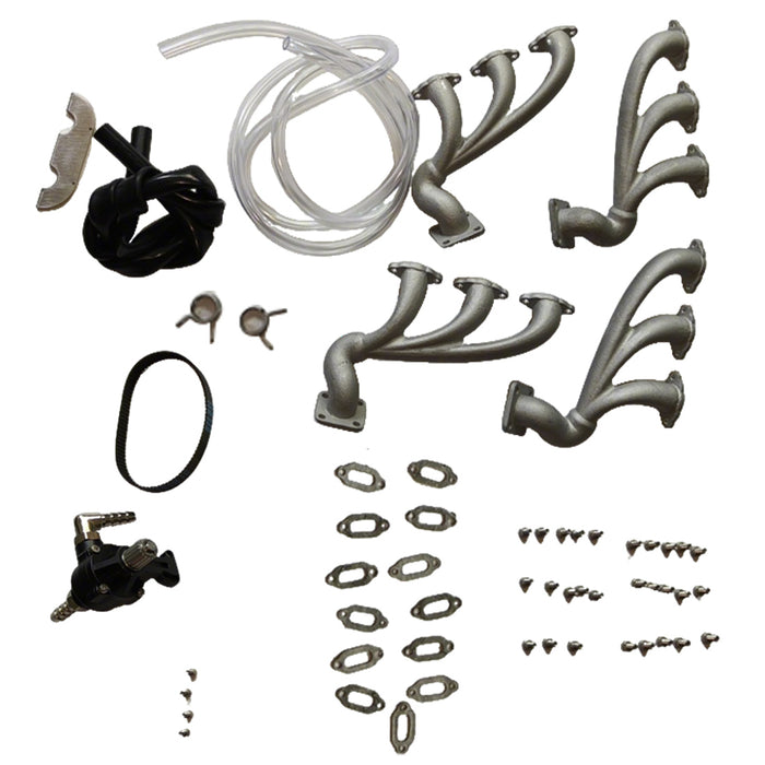 ENJOMOR GS-V12 72CC DOHC 4-Stroke 4-Valve Water-Cooled Gasoline V12 Internal Combustion Engine Model with Electric Start