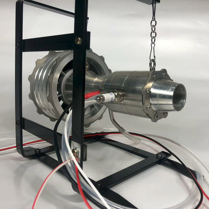 Miniature Turbofan Engine Model - Removable and Maintainable Jet Engine with Liquid Gas Combustion - Collectible Display for Aviation Enthusiasts & Adults enginediyshop