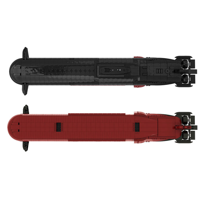 MOC-193085 1/260 Scale Typhoon-Class Nuclear Submarine Building Blocks Set -2886PCS enginediyshop