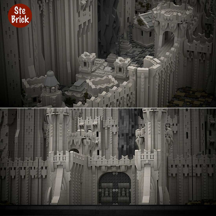 MOC -The Seven rings - Part A Super Large Building Block MOC Kit (99548PCS) enginediyshop