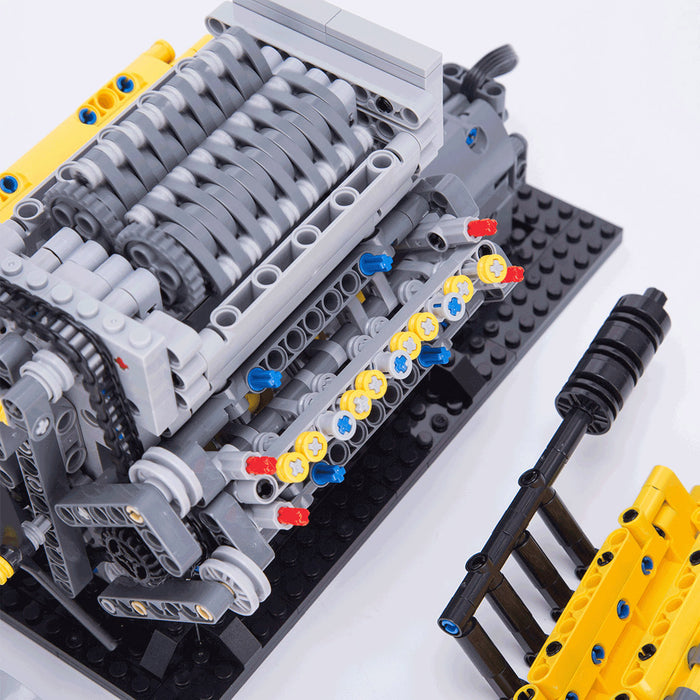 V8 Crossplane with Supercharger Building Block Engine Model MOC-17173 ...