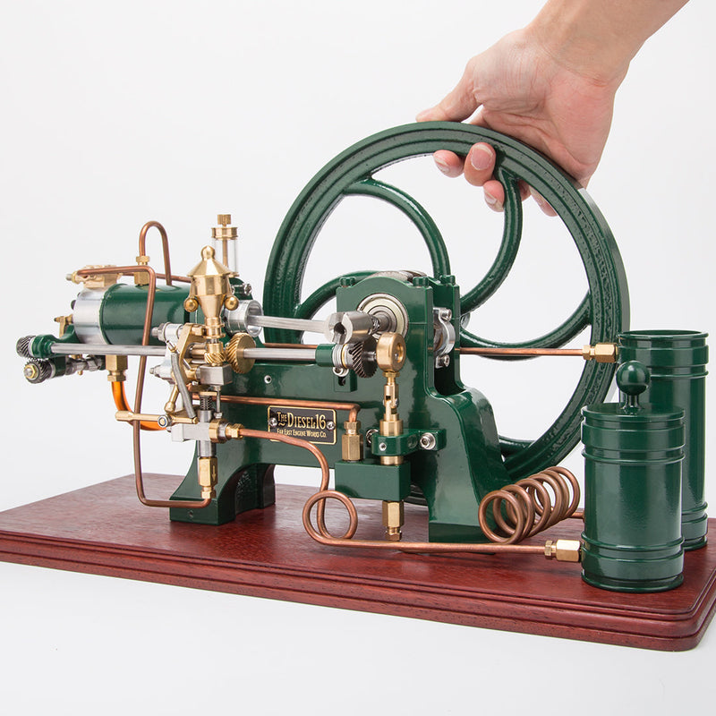 RETROL 16cc Water-Cooled Stationary Horizontal 4-Stroke Diesel Engine Model enginediyshop