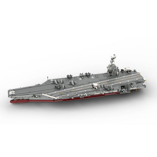 MOC-192566 1/300 Scale Gerald R-FOD | Nuclear-Powered U.S. Aircraft Carrier Building Blocks Set—6354PCS enginediyshop