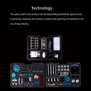 500+Pcs 1:3 V8 Engine Model Metal Mechanical Engine Science Experiment Physics Toy enginediyshop