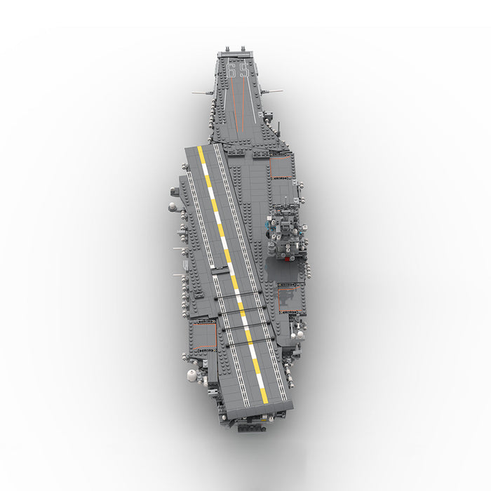 Mocsage 1/350 UCS USS Enterprise CVN-65 Nuclear-powered Aircraft Carrier Military Model Building Blocks Set (4941PCS) enginediyshop