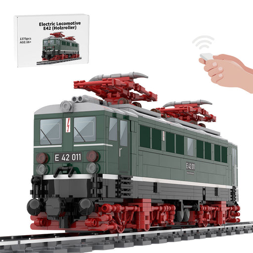MOC-133607 Electric Locomotive E42 (Holzroller) Model Building Blocks Set (Speed Control Dynamic Version/1375PCS) enginediyshop