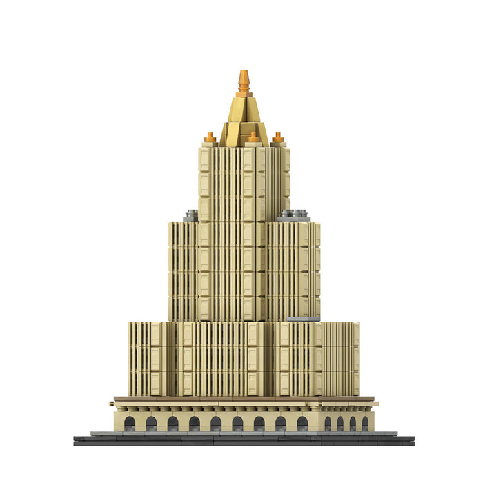 MOC-239057 1/800 Scale Street Scene MOC New York Landmark Architecture Building Blocks Set-1096PCS enginediyshop