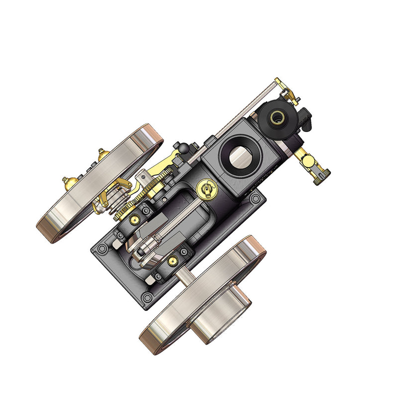 RETROL ENGINE HM-01 7cc Engine 4-stroke Horizontal Hit and Miss Internal Combustion Engine Model enginediyshop