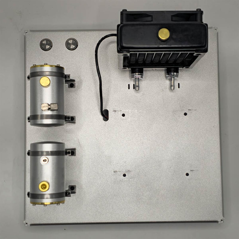 All-in-One Aluminum Alloy Base Starter Kit For TOYAN FS-V800WGP Engine Model Includes Ignition Set Water Cooling Set Battery and Charger enginediyshop