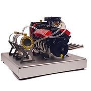 All-in-One Aluminum Alloy Base Starter Kit For TOYAN FS-V800WGP Engine Model Includes Ignition Set Water Cooling Set Battery and Charger enginediyshop