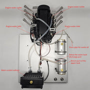 All-in-One Aluminum Alloy Base Starter Kit For TOYAN FS-V800WGP Engine Model Includes Ignition Set Water Cooling Set Battery and Charger enginediyshop