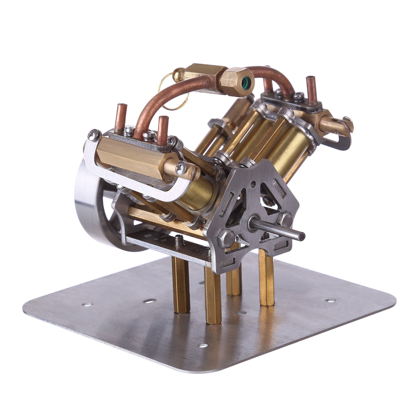 Mini V4 Steam Engine Miniature Steam Engine Model – enginediyshop