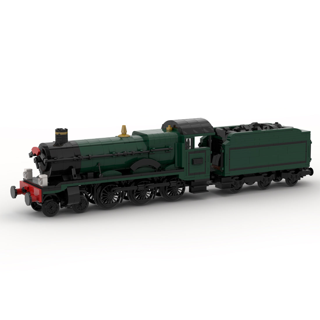 MOC-117927 GWR 8W Hall Class "Kinlet-Hall" Steam Locomotive Building Blocks Set 1009PCS