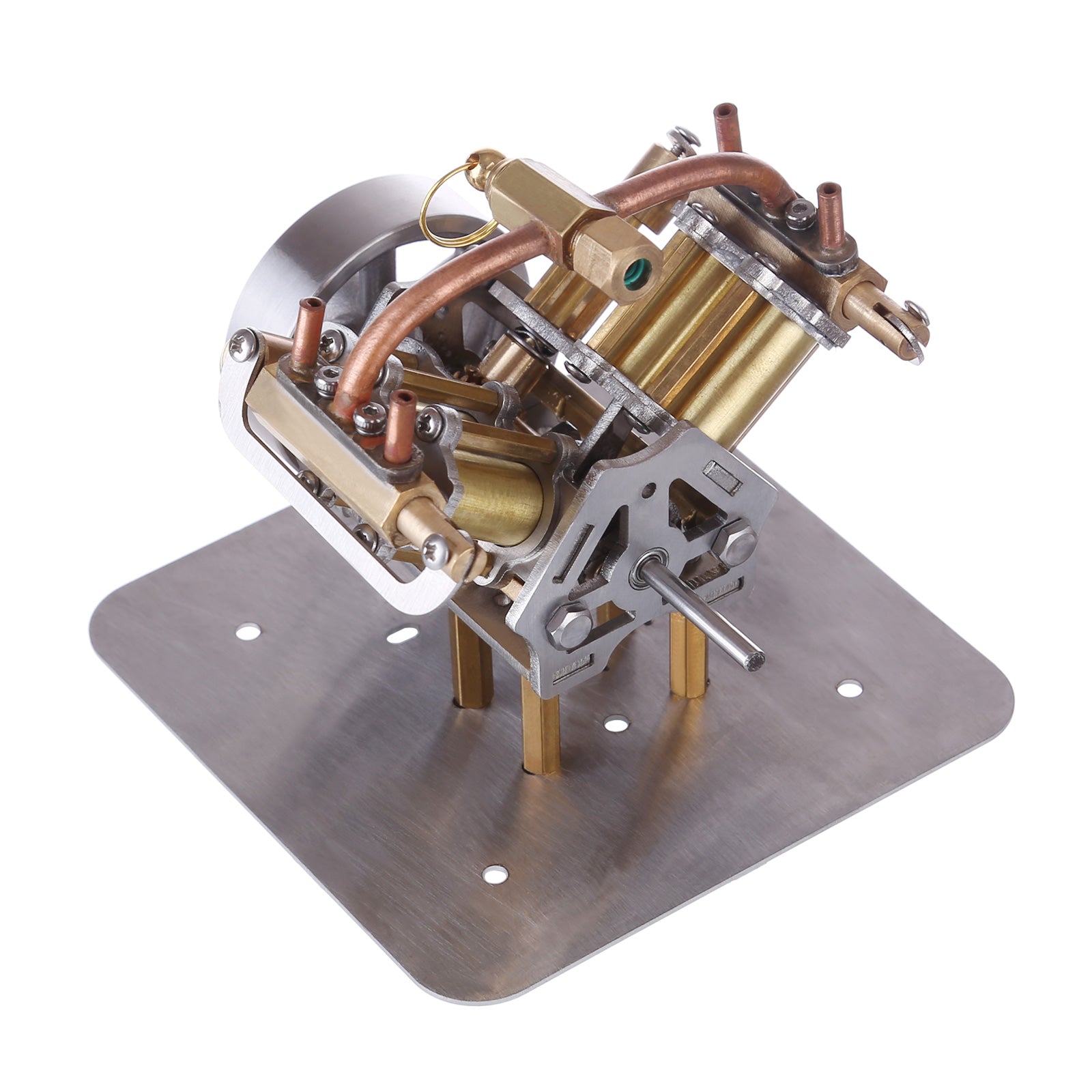 Mini V4 Steam Engine Miniature Steam Engine Model – enginediyshop