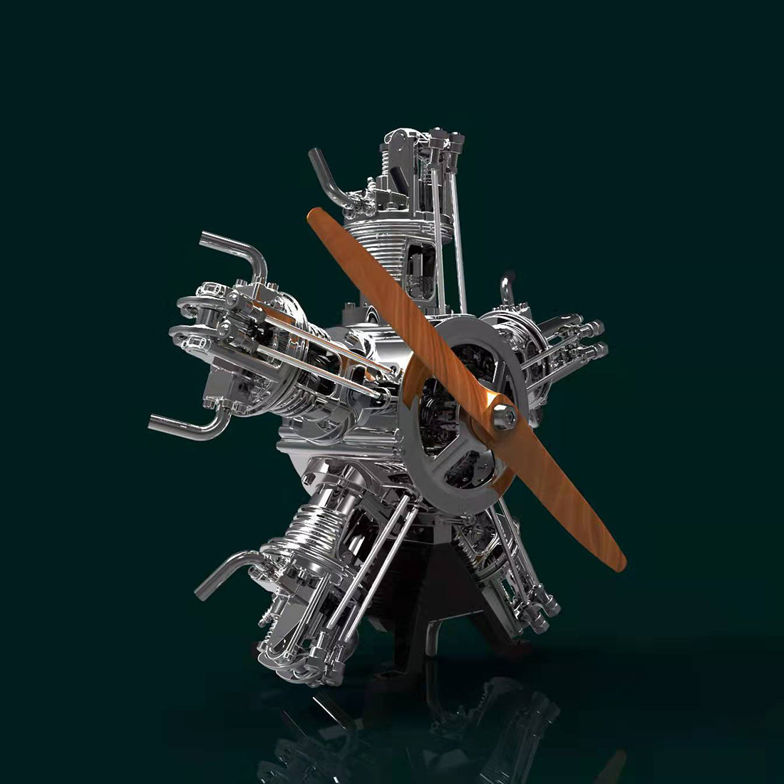 TECHING Radial Engine Model Kit that Works - enginediyshop