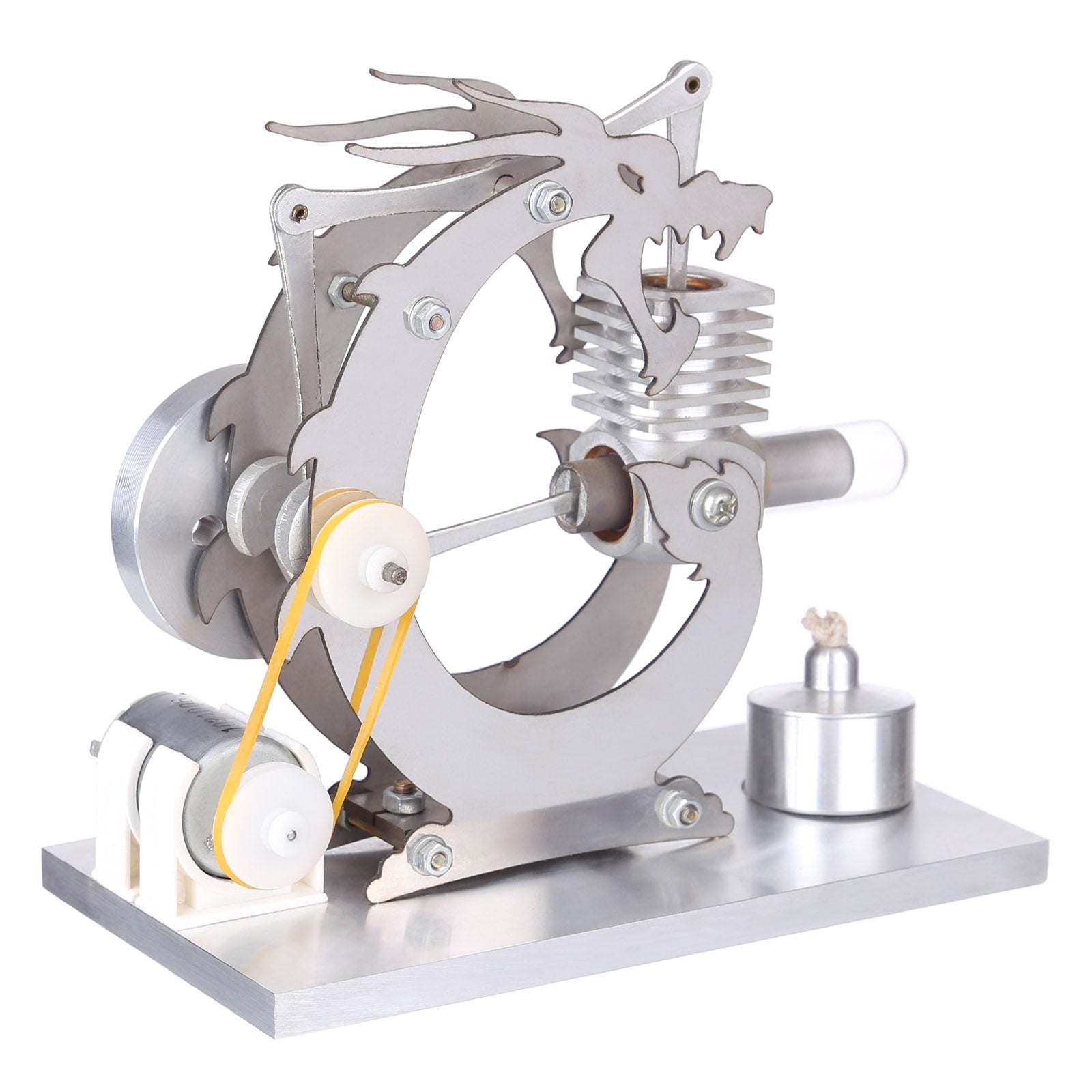 Dragon-shape Balance Stirling Engine Generator Model Science Experiment Teaching Aids Gift