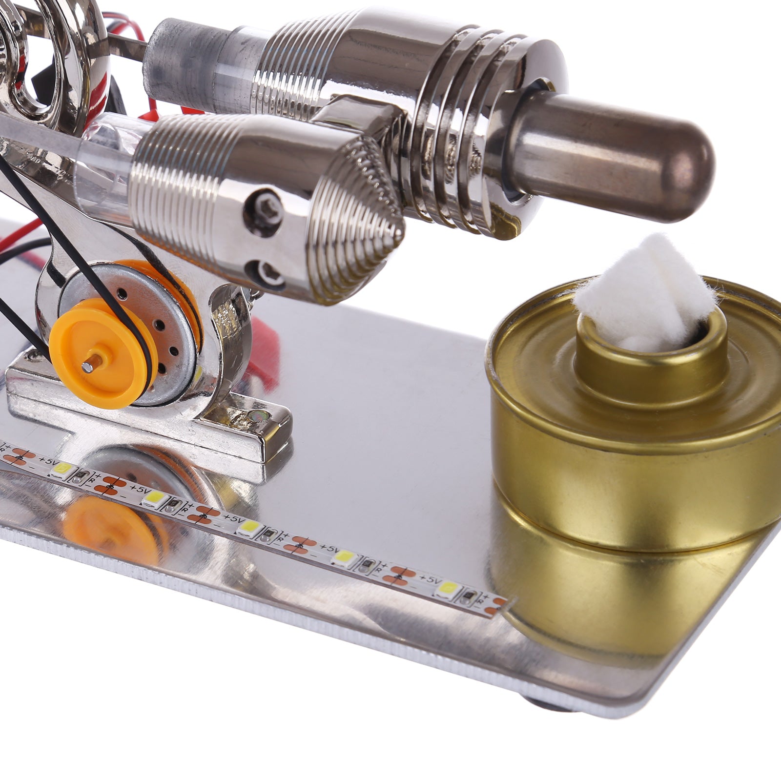 ENJOMOR γ-Type Stirling Engine Generator Model Science Experiment Educ ...