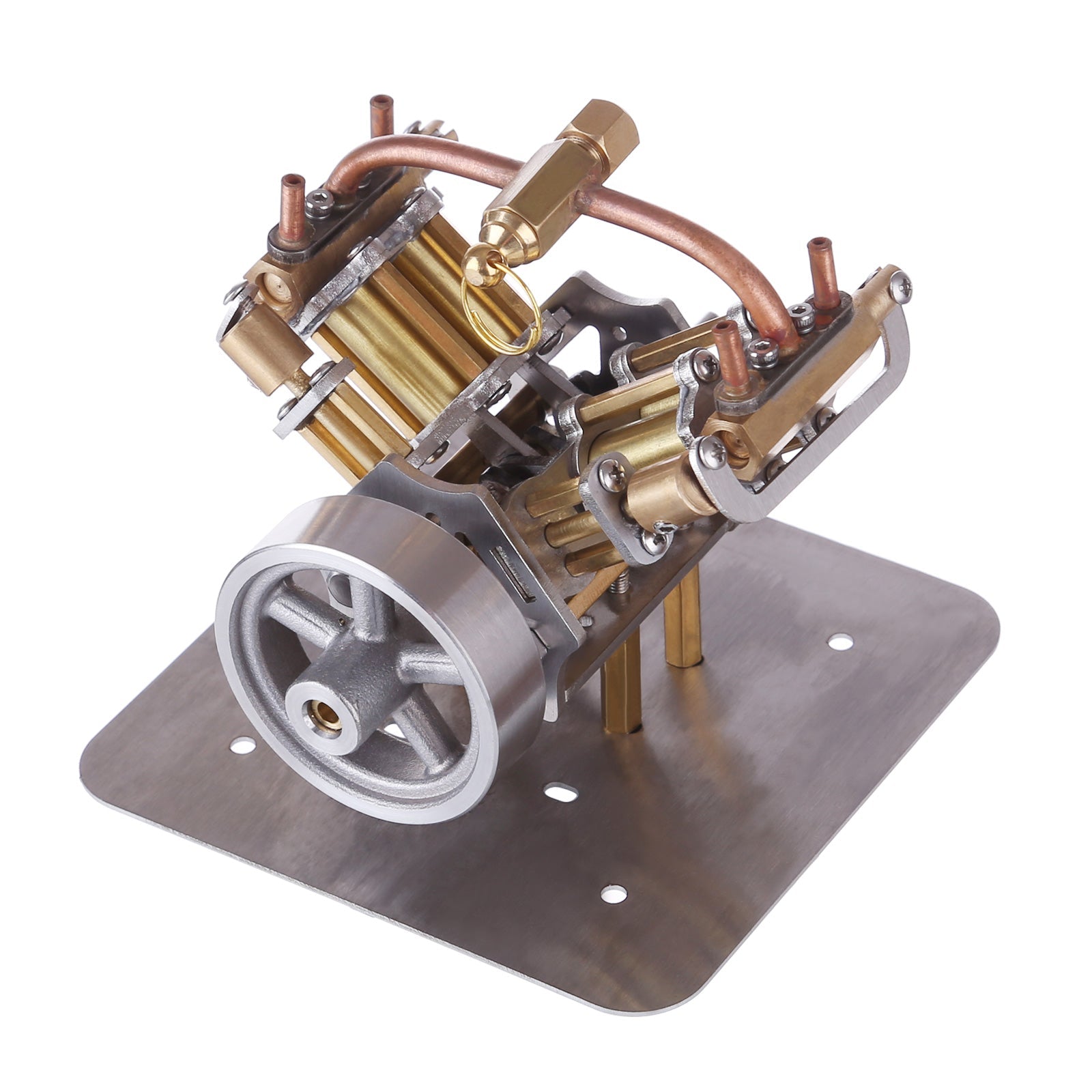 Mini V4 Steam Engine Miniature Steam Engine Model – enginediyshop
