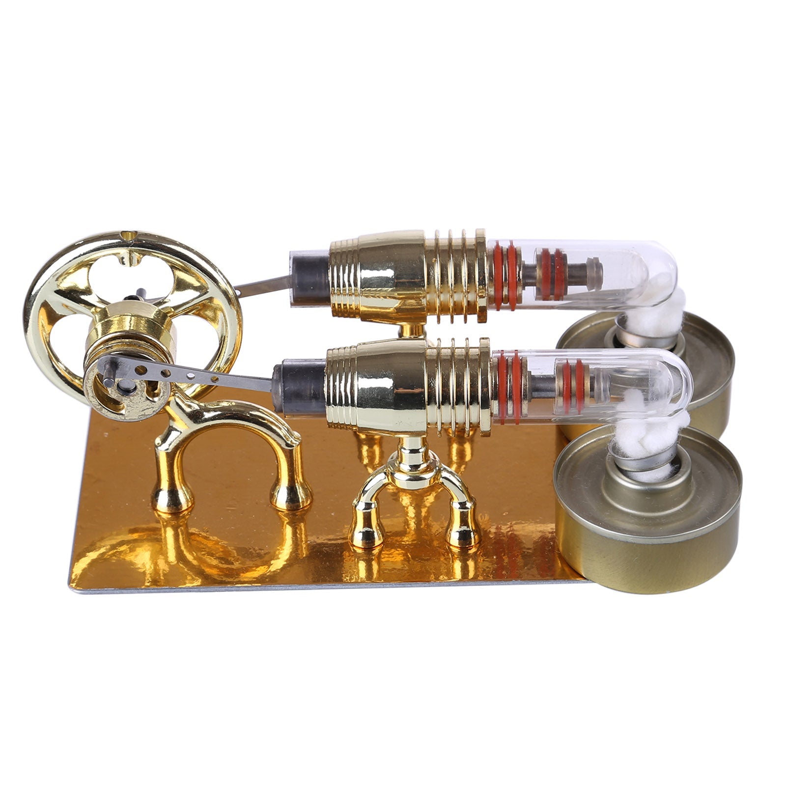 ENJOMOR Two-cylinder Stirling Engine Model Engine Teaching Show Model ...