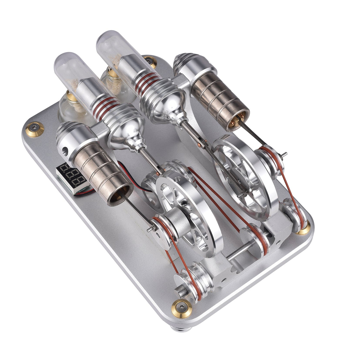 ENJOMOR Two Cylinder Stirling Engine Model Generator Teaching Show Mod ...