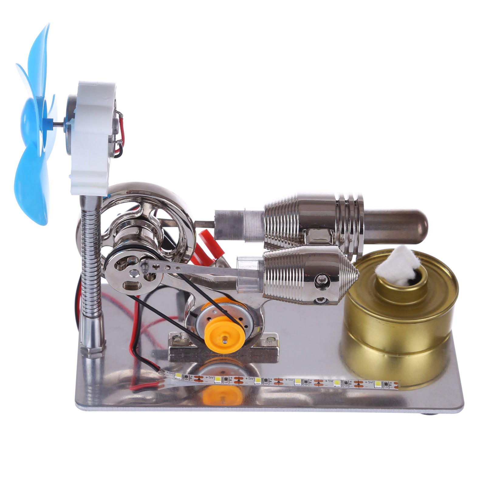 ENJOMOR γ-Type Stirling Engine Generator Model Science Experiment Educ ...