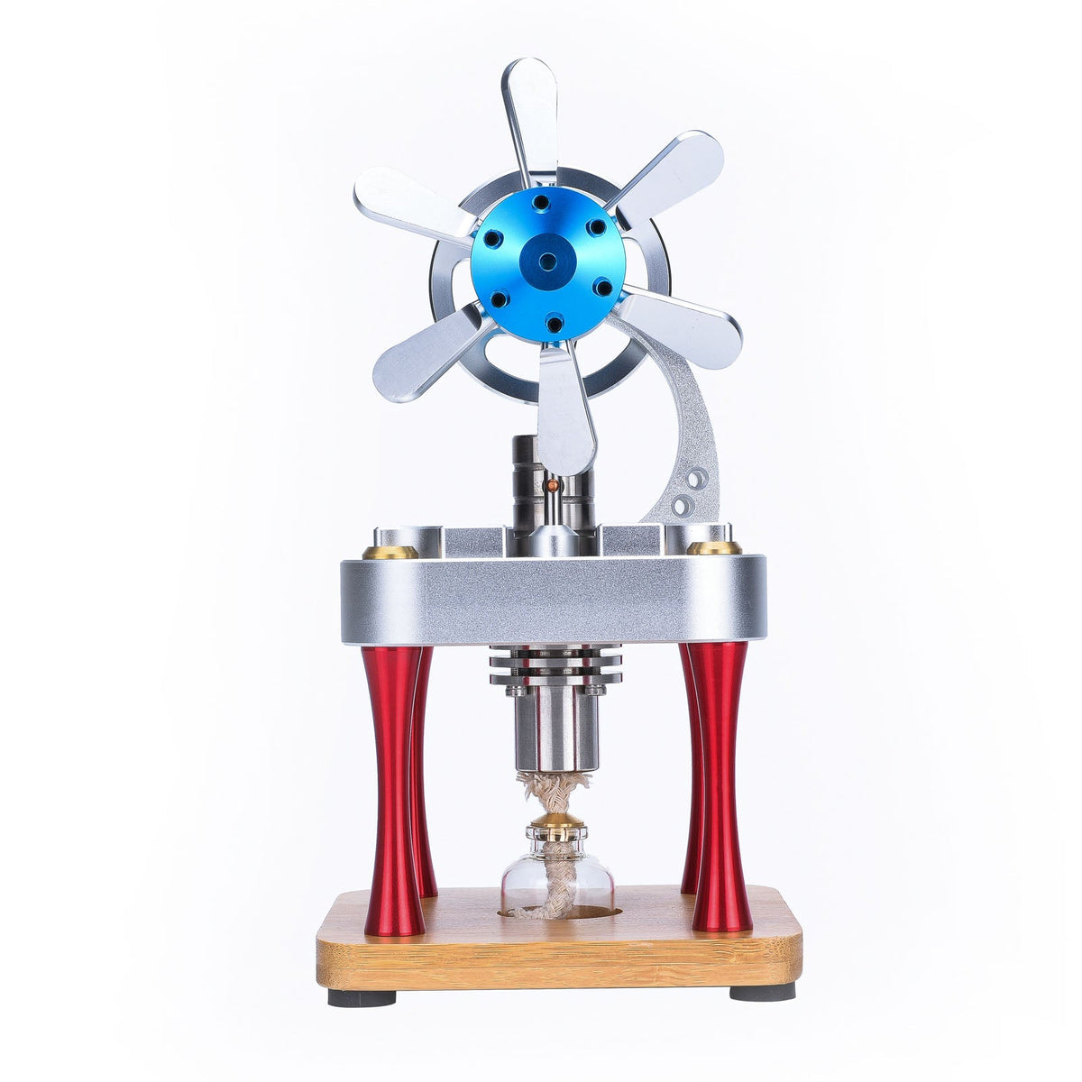 ENJOMOR Air Cooled Metal Stirling Engine Model Science Education Toy