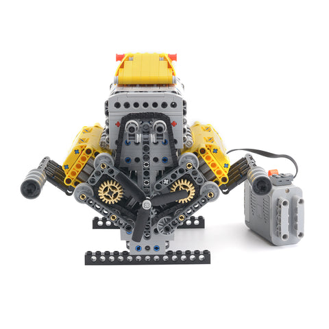 MOC-60662 V8 Engine Bricks - Build Your Own V8 Engine - 945Pcs