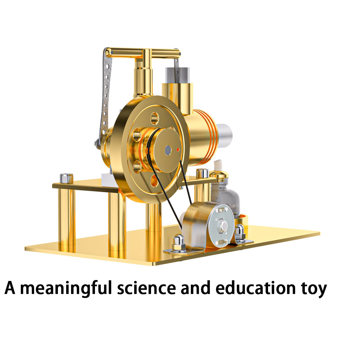ENJOMOR DIY Metal Balance Hot Air Stirling Engine Model Educational Toys Gifts enginediyshop