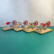 ENJOMOR Gamma Hot Air Stirling Engine Generator Model with LED Lights Science & Technology Educational Toys Gifts enginediyshop