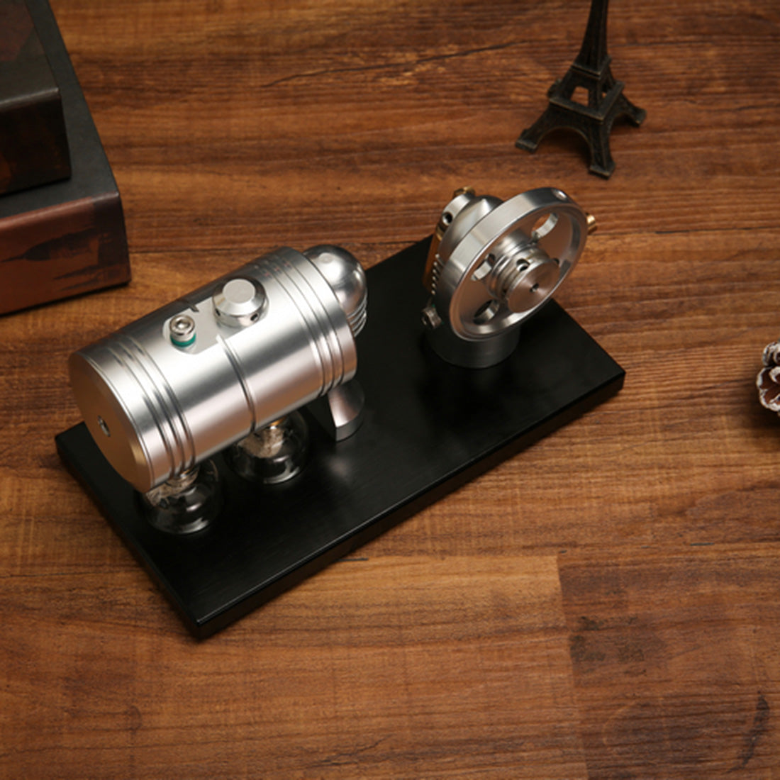Mini Steam Engine Model with Heating Boiler and Alcohol Lamp ...