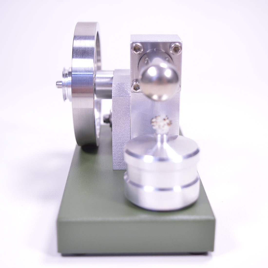 ENJOMOR Mini Hot Air Stirling Engine α-type External Combustion Engine ...
