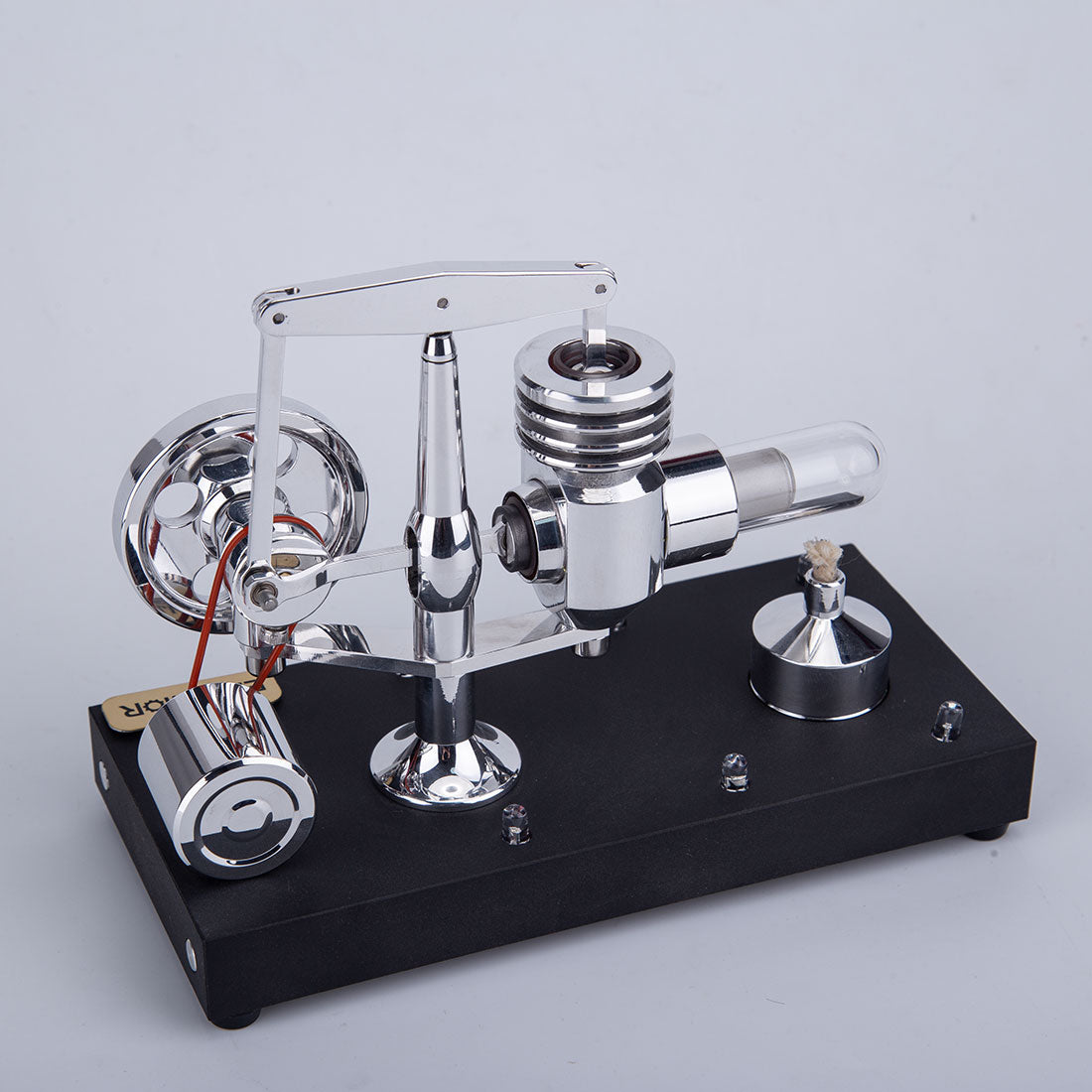ENJOMOR Metal Balance Hot-air Stirling Engine Model with LED Lighting Set Educational Toys Gifts enginediyshop