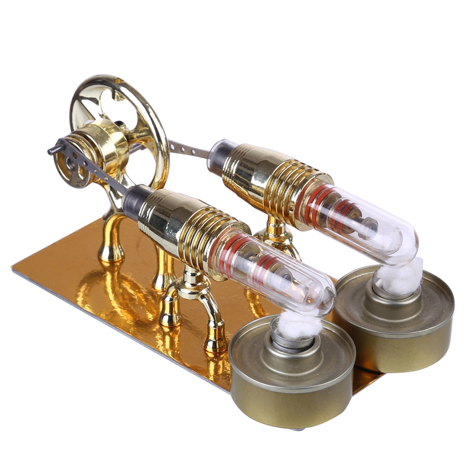 ENJOMOR Two-cylinder Stirling Engine Model Engine Teaching Show Model ...