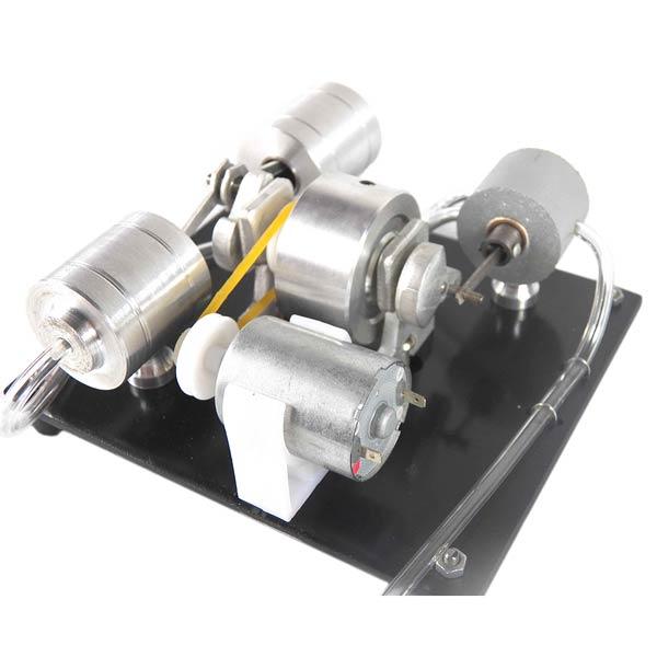 Buildable Steam Engine Generator DIY Assembly Steam Engine Kit Model with Electric Generator - Enginediy ...