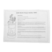 Microcosm M88 Mini Steam Engine Full Metal Live Steam Engine Model Kit Creative Gift Set - enginediy