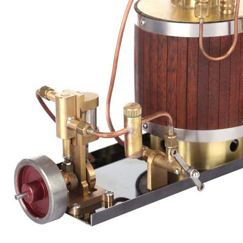 Mini Steam Engine Model Kit  Set with Steam Engine Boiler and Base - Enginediy - enginediy