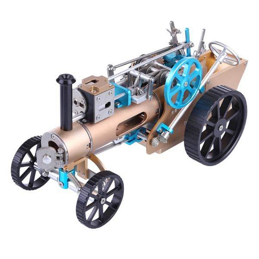 Steam Car Engine Assembly Kit Full Metal Car Engine DIY Build Kit for Gift Collection - enginediy
