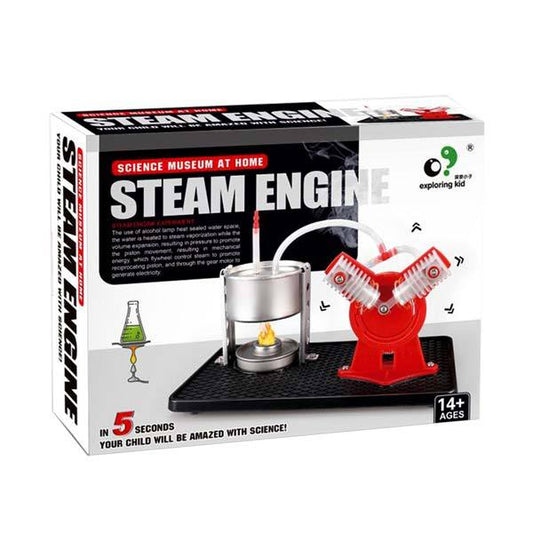 Steam Engine Model DIY Kit Children Steam Engine Experiment Model - Science Museum at Home - enginediy