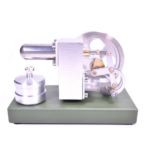 ENJOMOR Mini Hot Air Stirling Engine α-type External Combustion Engine Model Physics Science Experiment Educational Collection Toy enginediyshop
