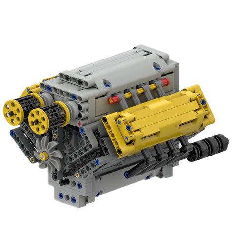 v8 engine model kit