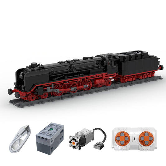 MOC-81348 DRG BR 01Retro Express Locomotive Building Block Model Set 1432PCS